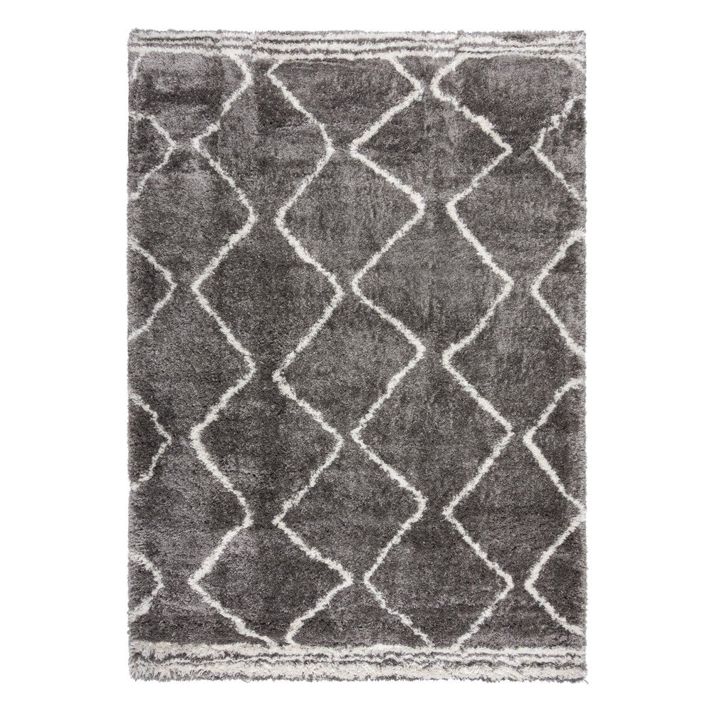 Szürke szőnyeg 80x150 cm Riad Berber – Flair Rugs