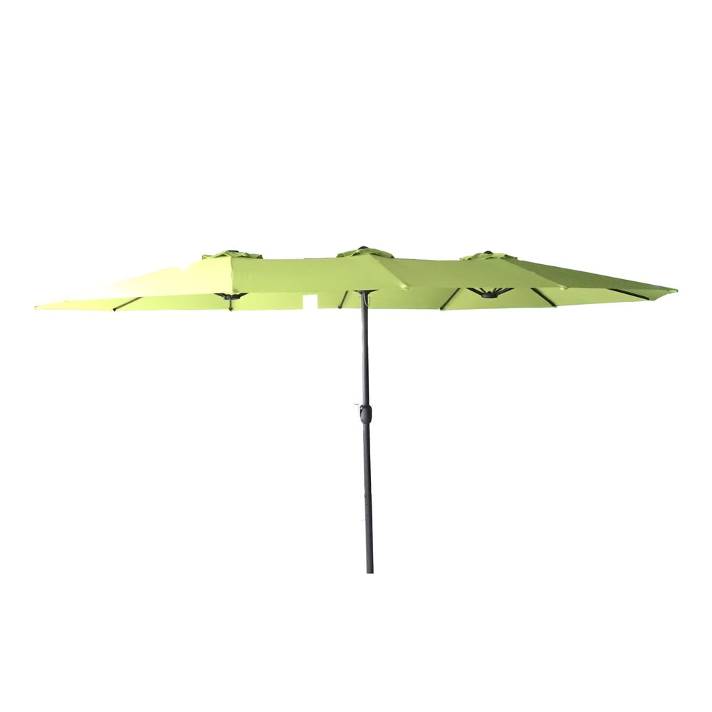 Zöld napernyő 456x270 cm Double - Rojaplast