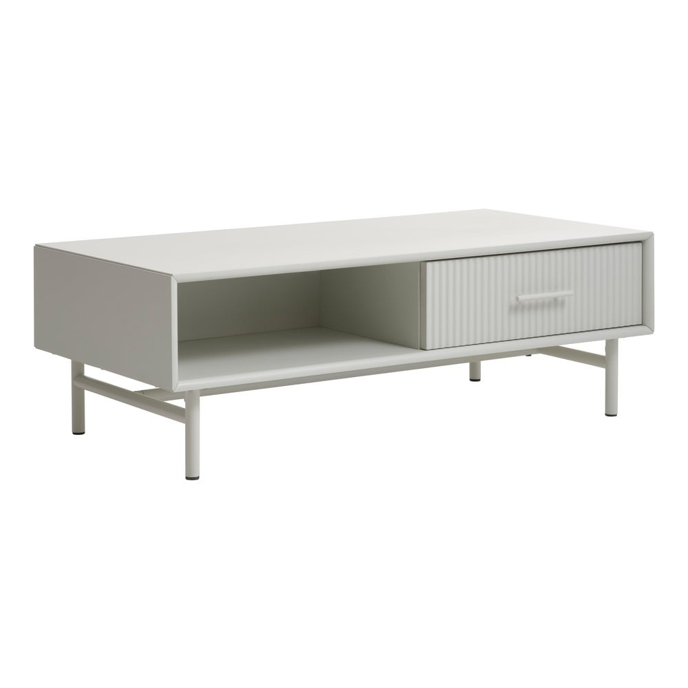 Világosszürke dohányzóasztal 60x120 cm Palma – Unique Furniture