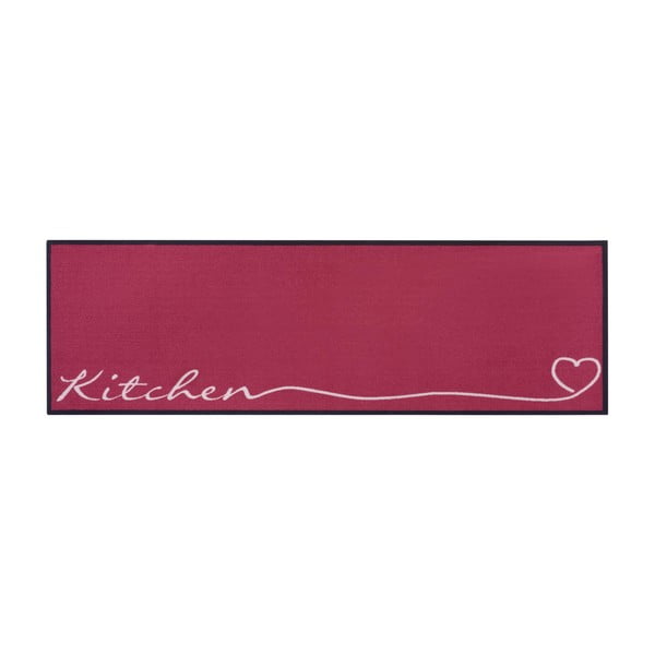 Kitchen piros futószőnyeg, 50 x 150 cm - Zala Living
