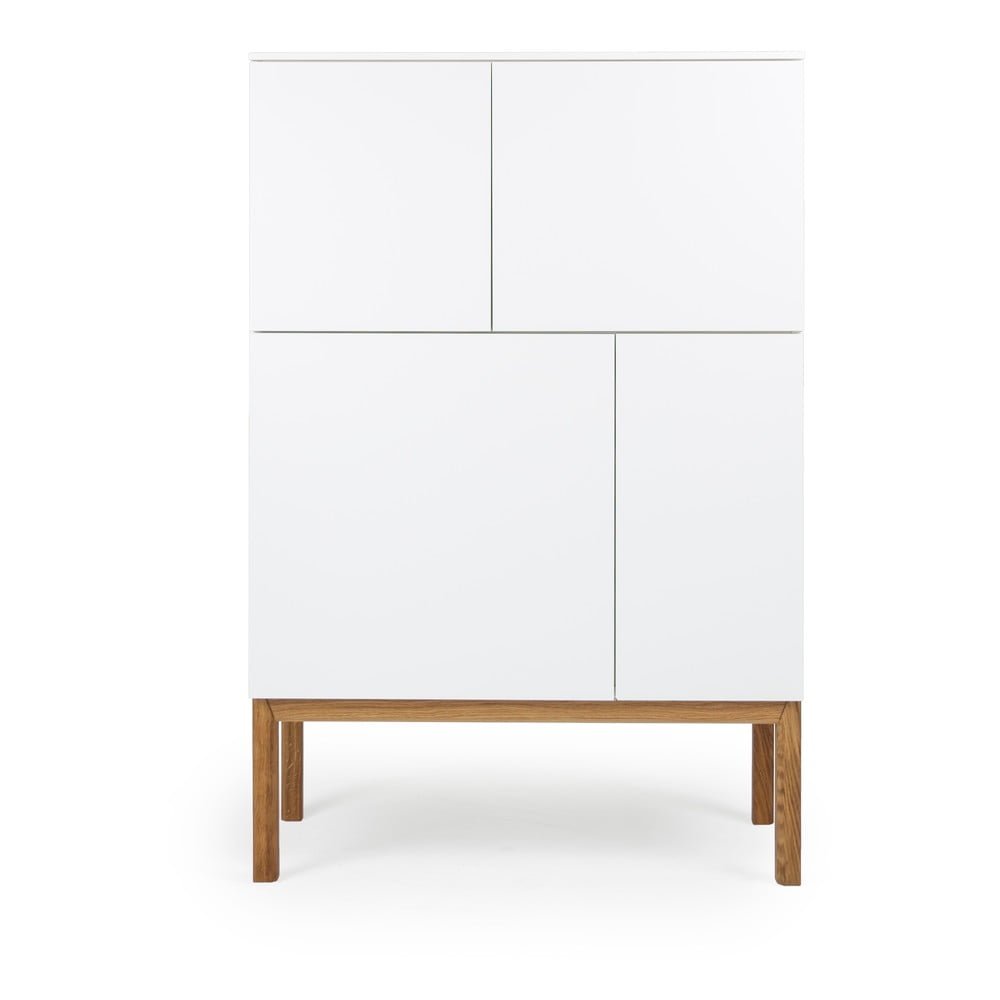 Patch fehér négyajtós szekrény, 92 x 138 cm - tenzo