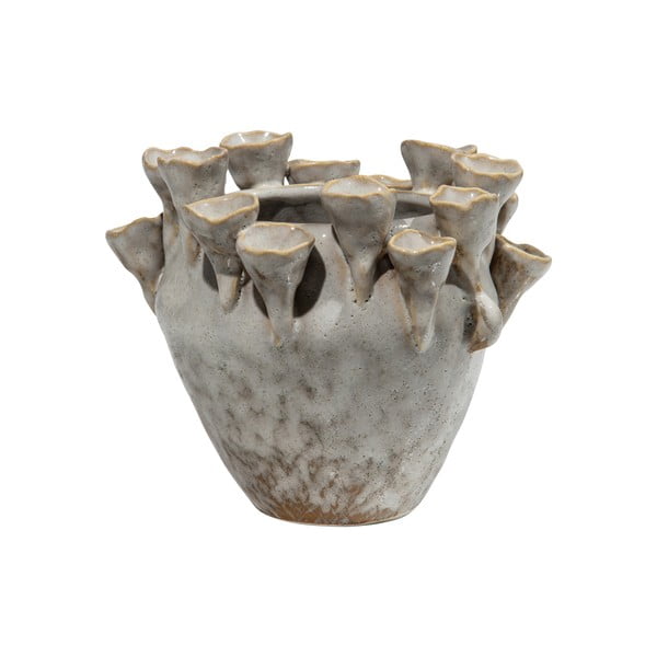 Coral kerámia váza korallsziklás designnal, magasság 14 cm - BePureHome
