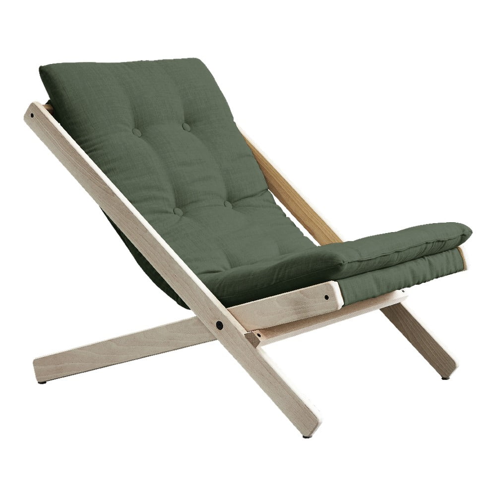 Boogie Raw/Olive Green összecsukható fotel - Karup Design