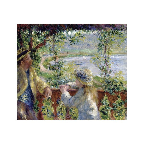 Auguste Renoir - By the Water másolat, 50 x 45 cm