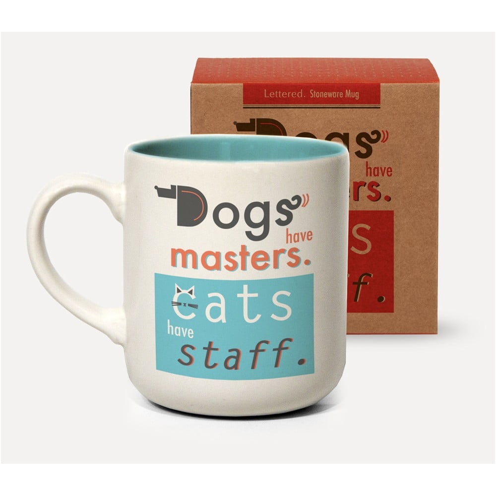 Dogs Have Masters kő kerámia bögre - U Studio Design