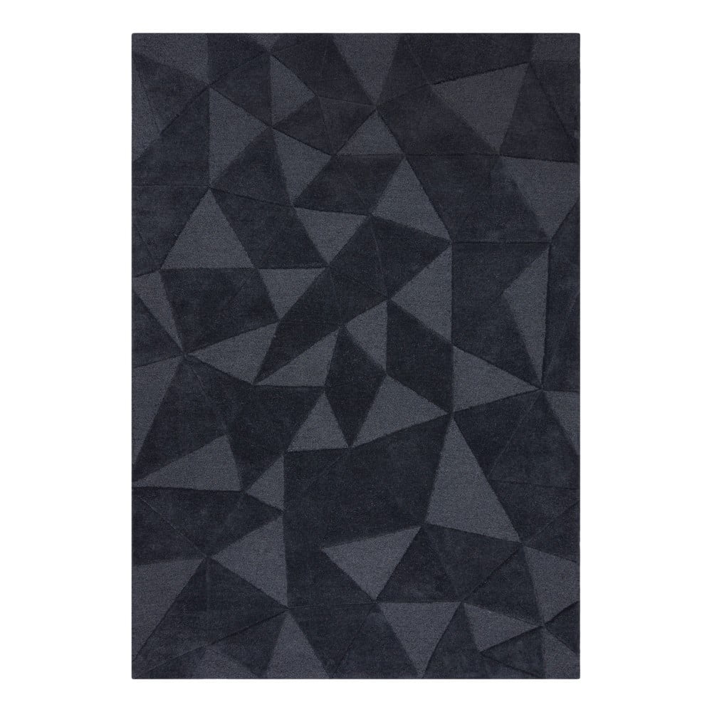 Szürke gyapjú szőnyeg 230x160 cm shard - flair rugs