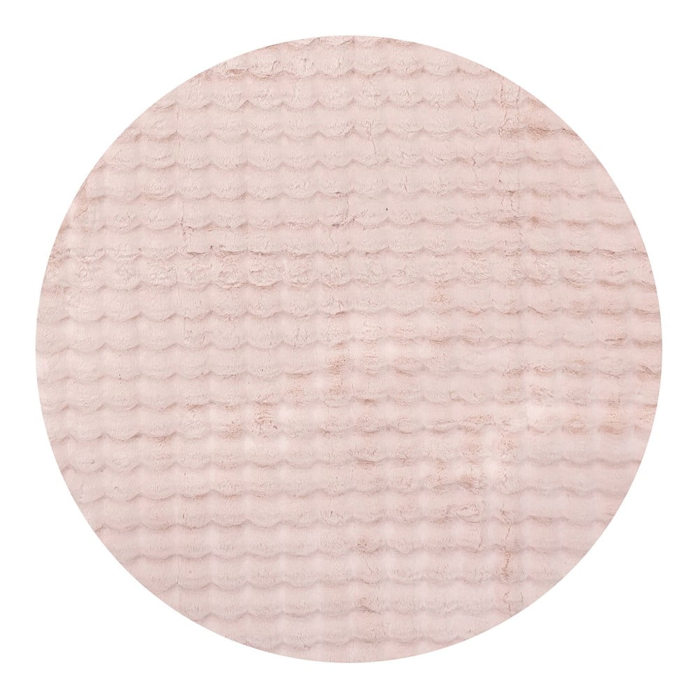 Rózsaszín mosható kerek szőnyeg ø 200 cm bubble pink – mila home