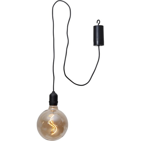 Glassball barna kültéri dekoráció LED világítással, hosszúság 1 m - Star Trading