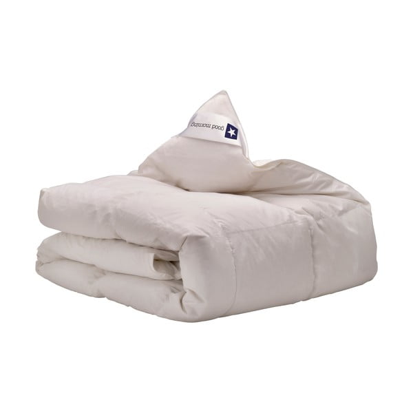 Premium fehér takaró kacsatoll és pehely töltettel, 220 x 240 cm - Good Morning