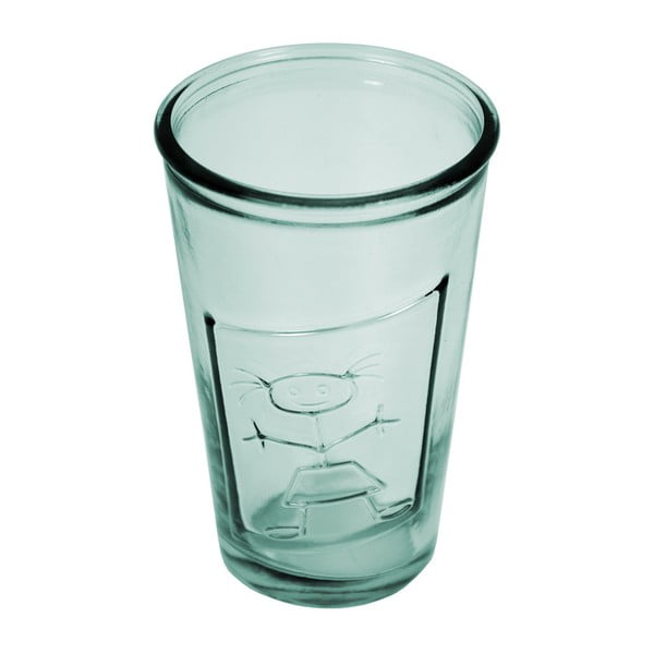 Girl átlátszó pohár újrahasznosított üvegből - Ego Dekor