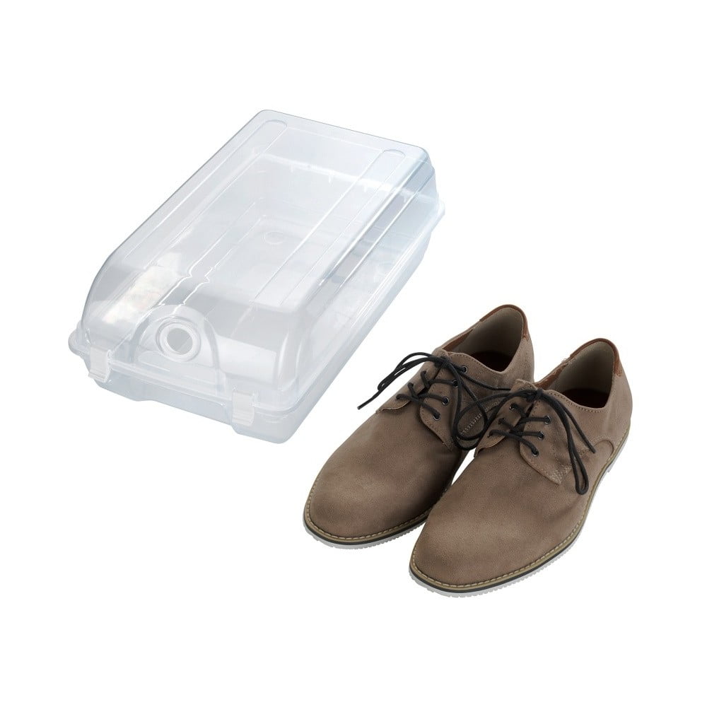 Smart átlátszó cipőtároló doboz, szélesség 21 cm - Wenko