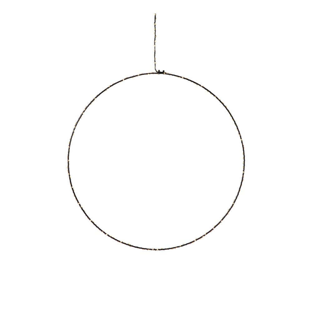 Alpha Circle fekete karácsonyi függő fénydekoráció, magasság 45 cm - Markslöjd