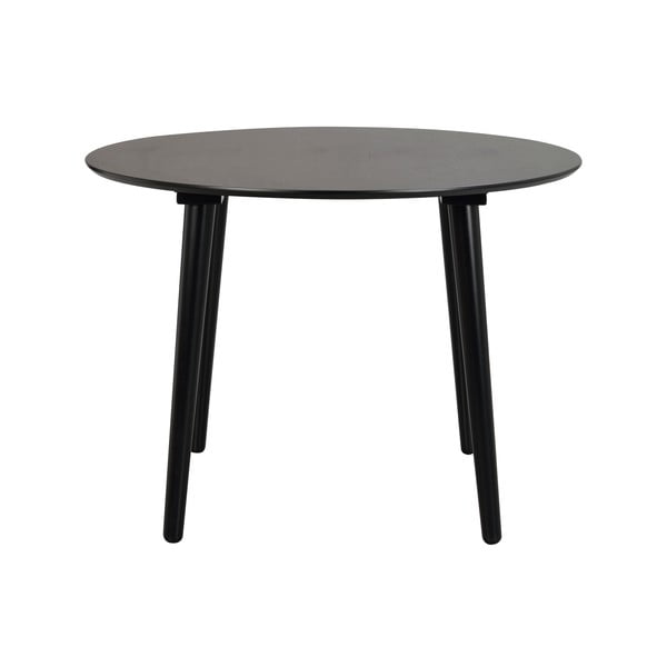 Lotta fekete étkezőasztal, ø 106 cm - Rowico
