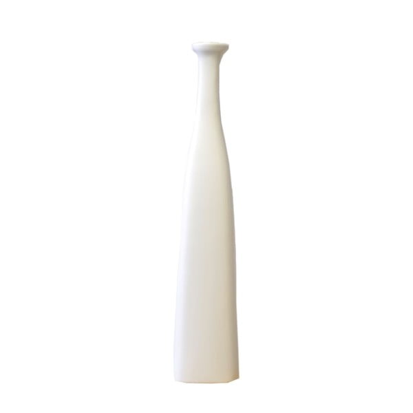 Persei fehér kerámia váza, magasság 42 cm - Rulina