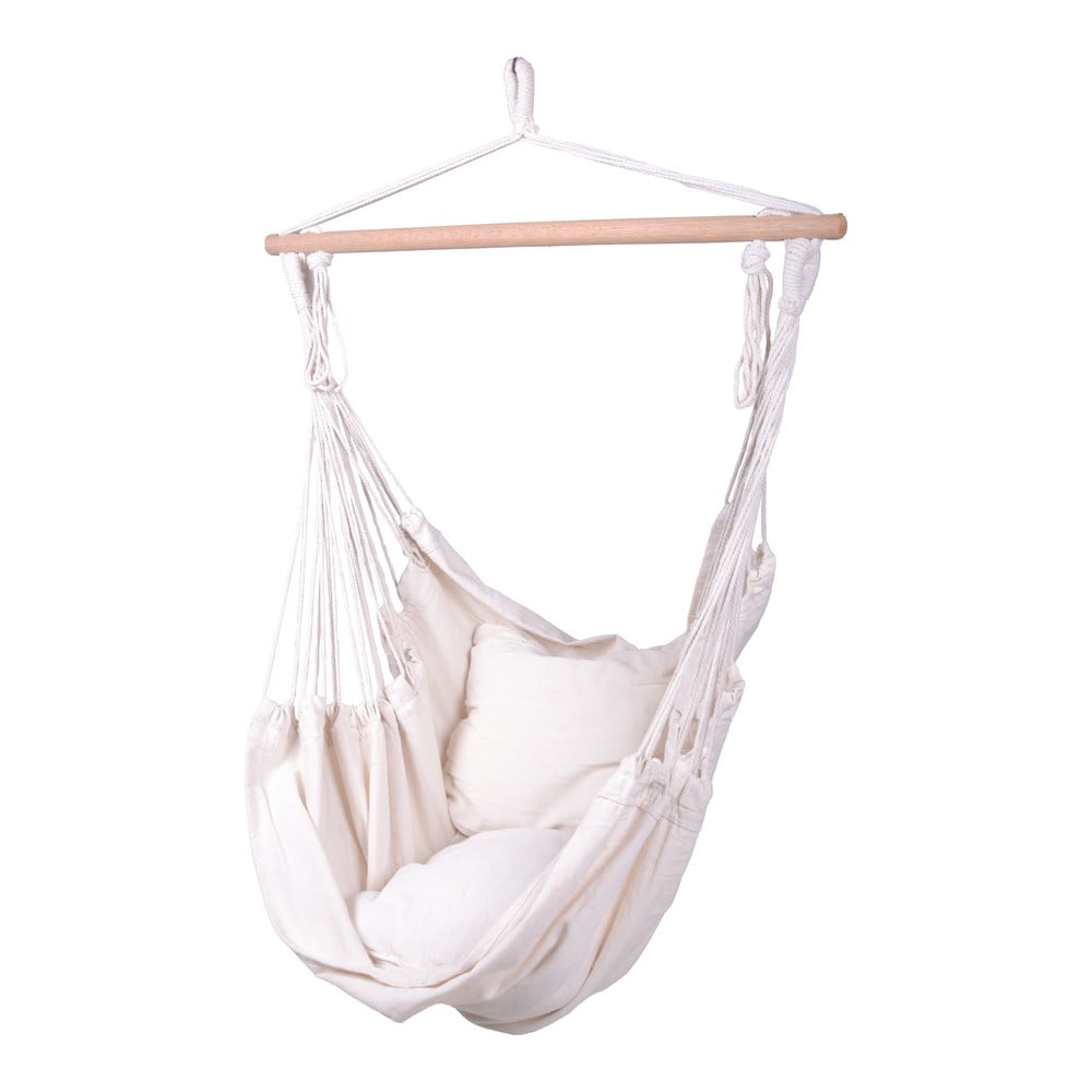 Krémszínű párnázott kerti függőfotel Tobago – Garden Pleasure