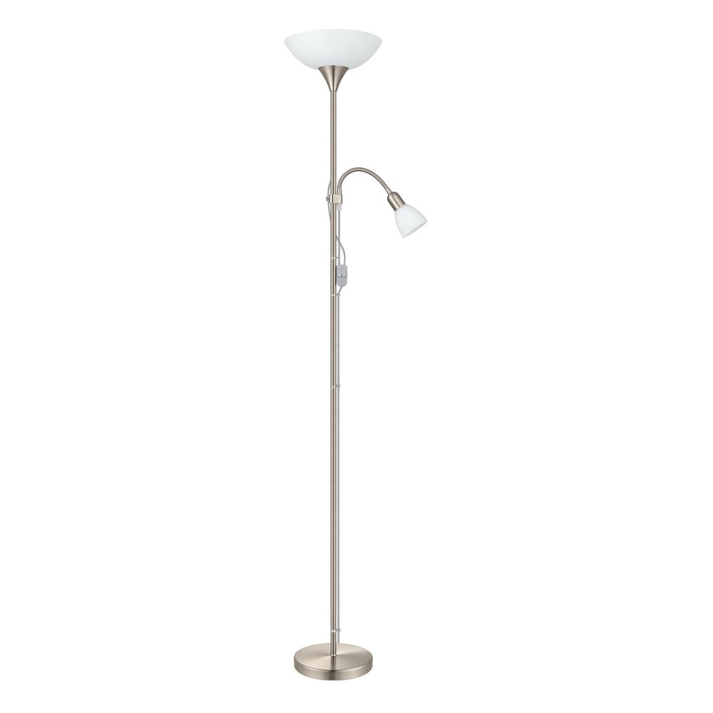 Szürke állólámpa üveg búrával (magasság 176,5 cm) UP 2 – EGLO