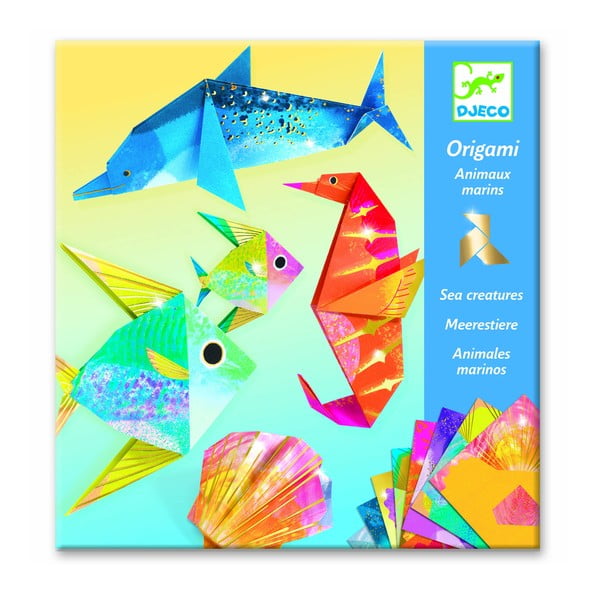 Glam Sea 24 db origami papír leírással - Djeco