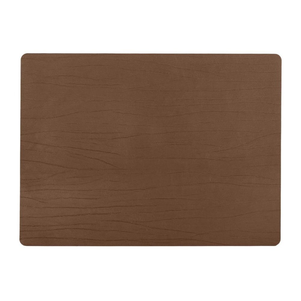 Titane barna tányéralátét újrahasznosított bőrből, 33 x 45 cm - ZicZac