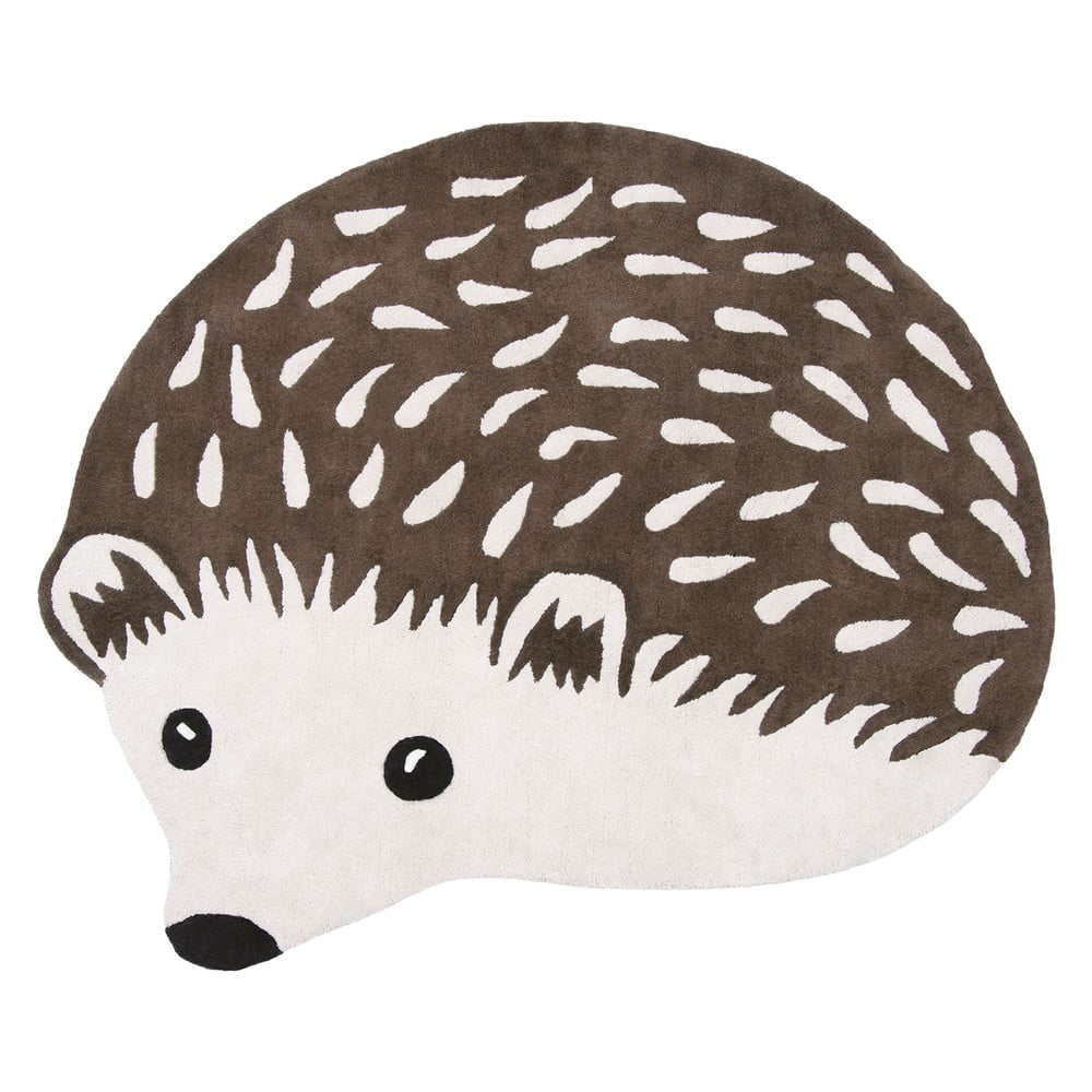Barna gyerek szőnyeg 120x105 cm hedgehog – lilipinso