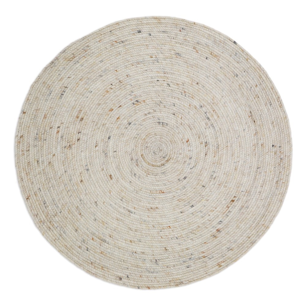 Krémszínű gyerek szőnyeg ø 110 cm neethu avoine – nattiot