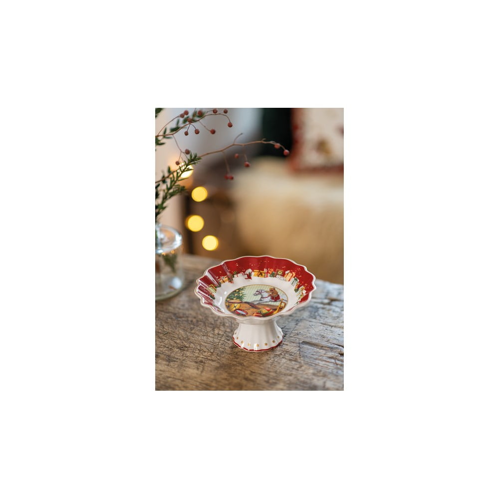 Porcelán szervírozó tányér karácsonyi motívummal, ø 14,5 cm - Villeroy & Boch