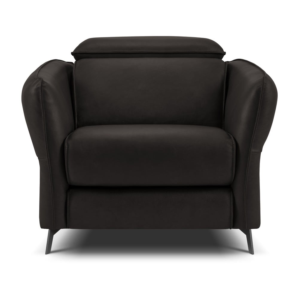 Fekete bőr fotel hubble – windsor & co sofas