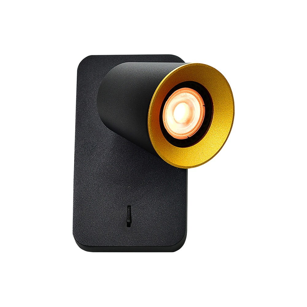 Fekete fali lámpa ø 8 cm Elli – GTV