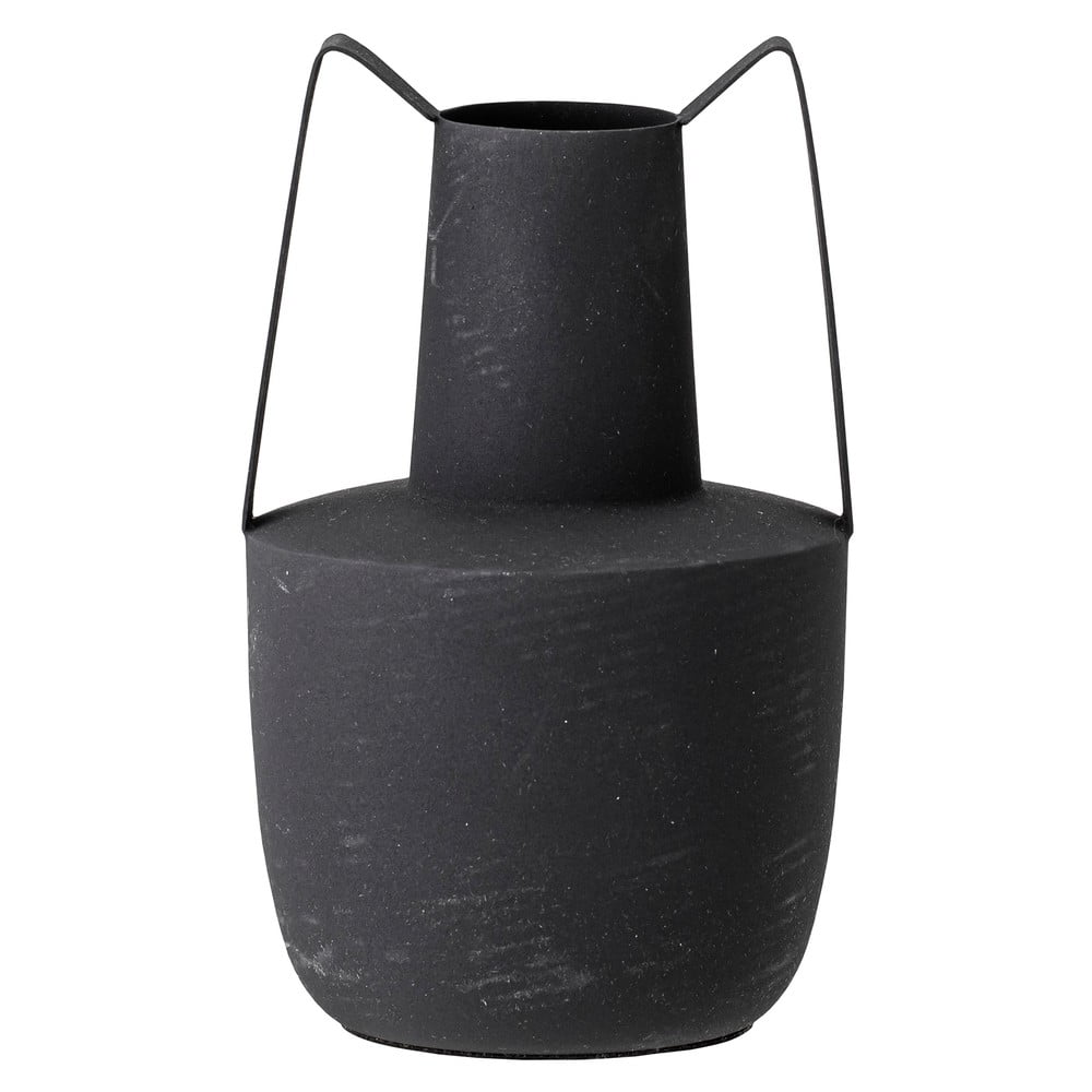 Itamar fekete fém váza, magasság 20,5 cm - Bloomingville