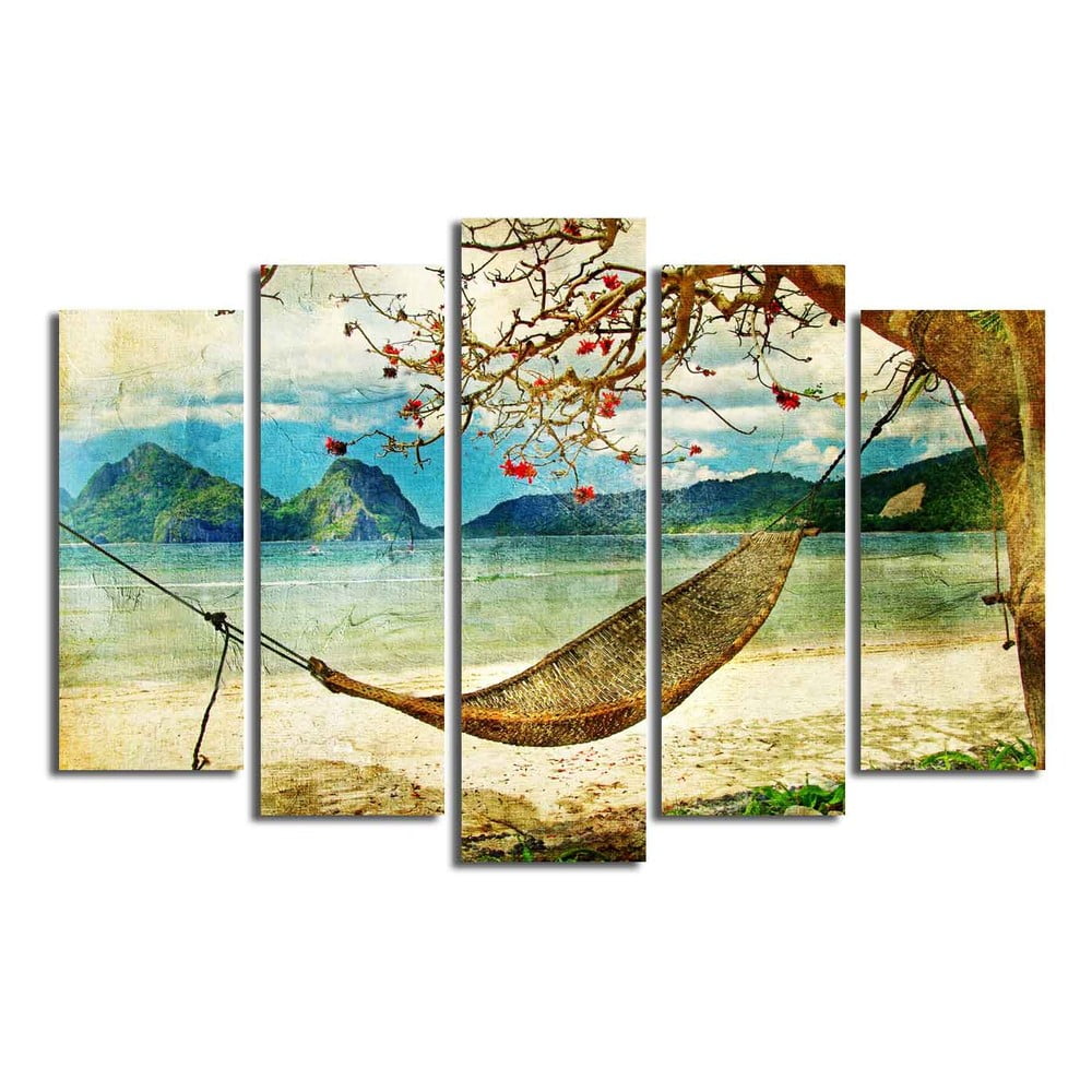 Wallity hammock többrészes kép, 105 x 70 cm