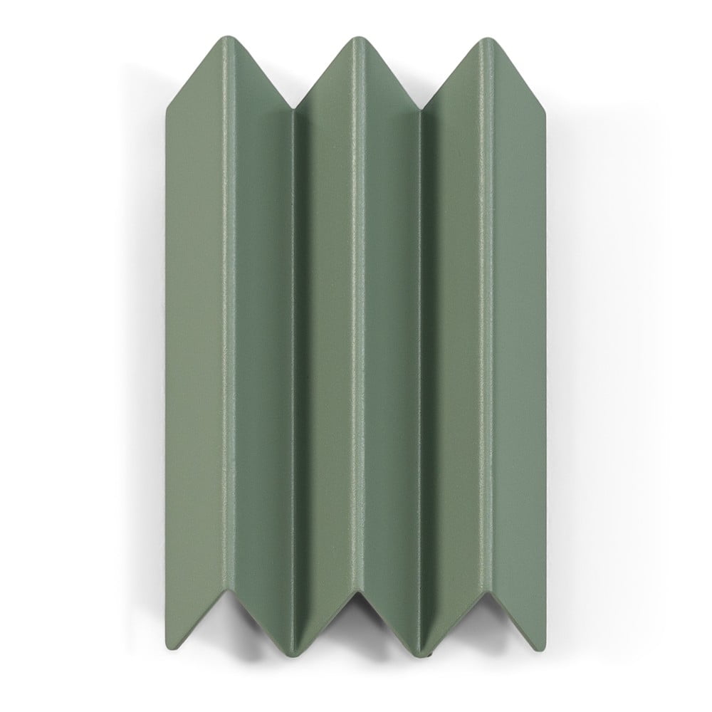 Zöld-szürke fém fali fogas sensu – spinder design