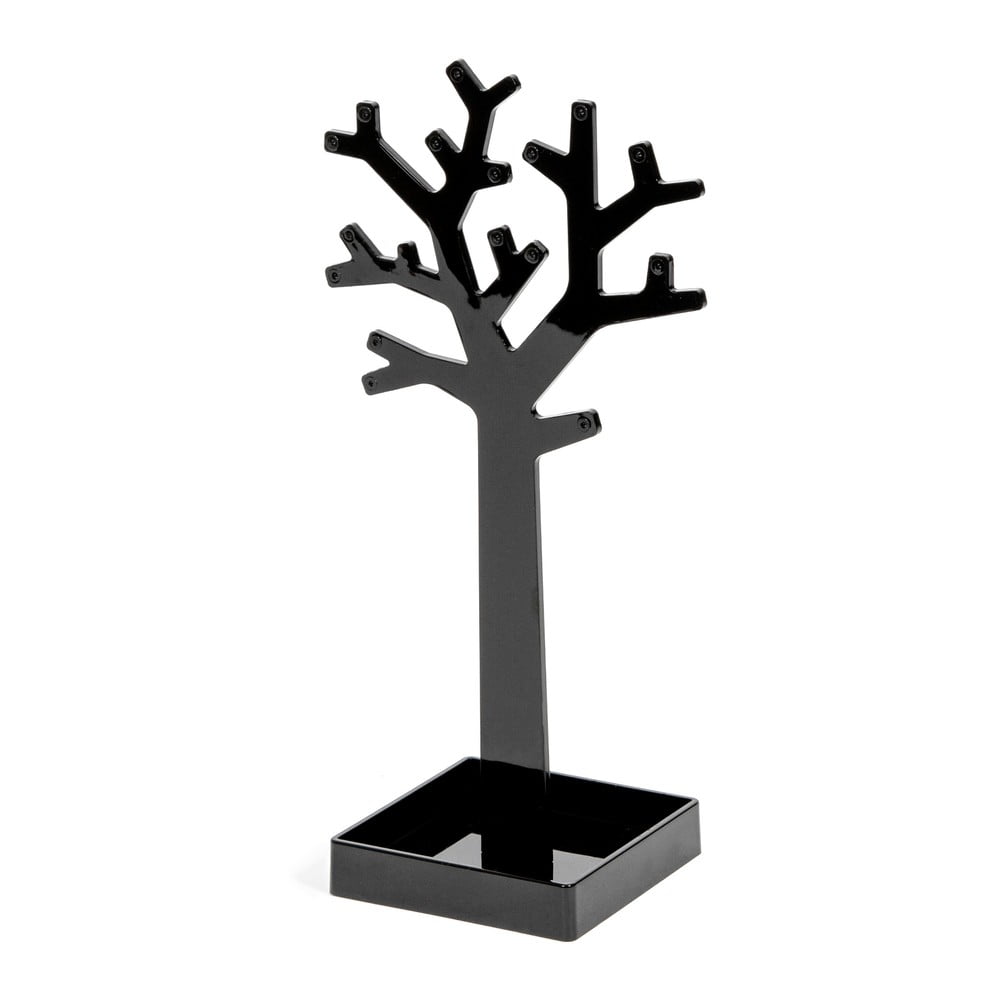 Compactor ékszertartó állvány fa alakban, fekete