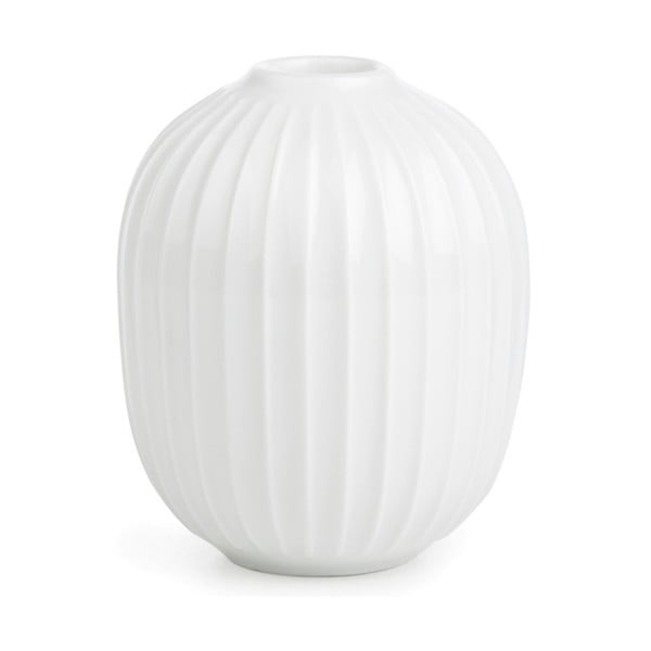 Hammershoi fehér porcelán gyertyatartó, magasság 10 cm - Kähler Design