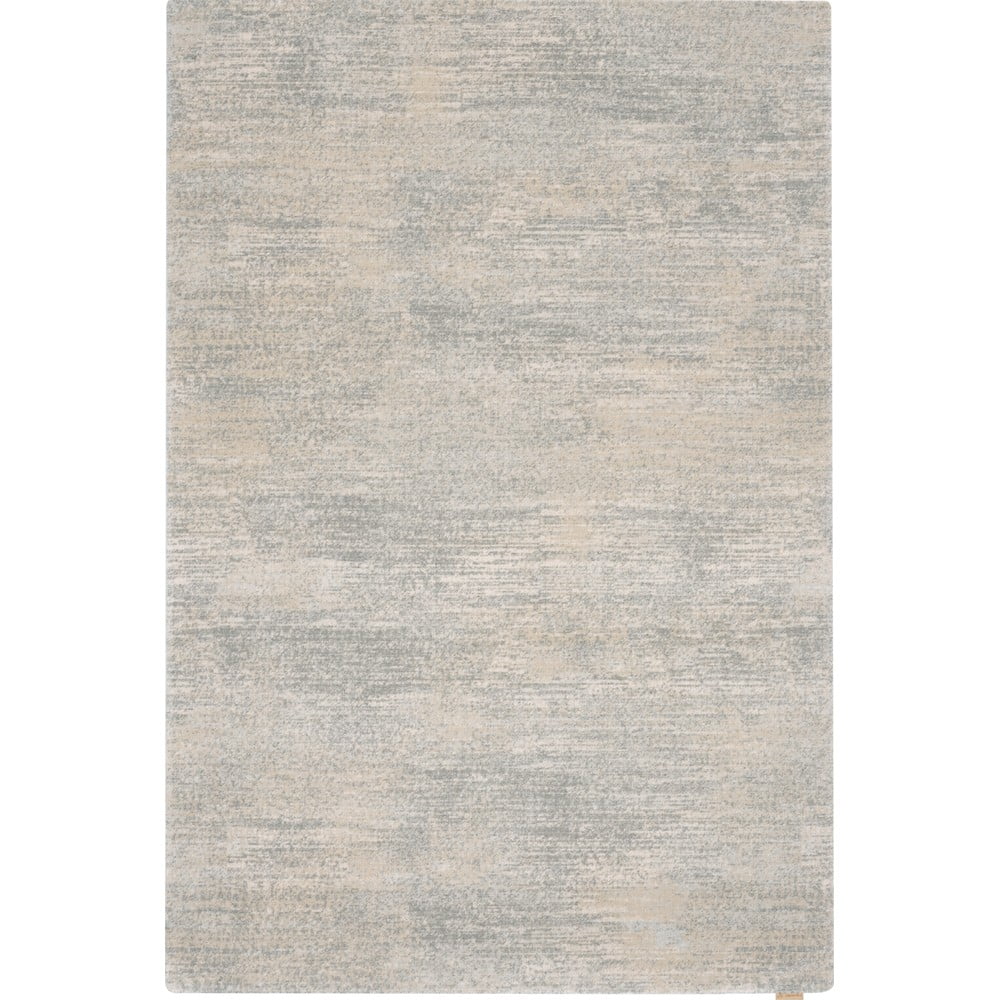 Krémszínű gyapjú szőnyeg 133x190 cm fam – agnella