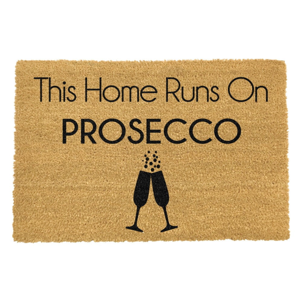 This Home Runs On Prosecco lábtörlő, 40 x 60 cm - Artsy Doormats