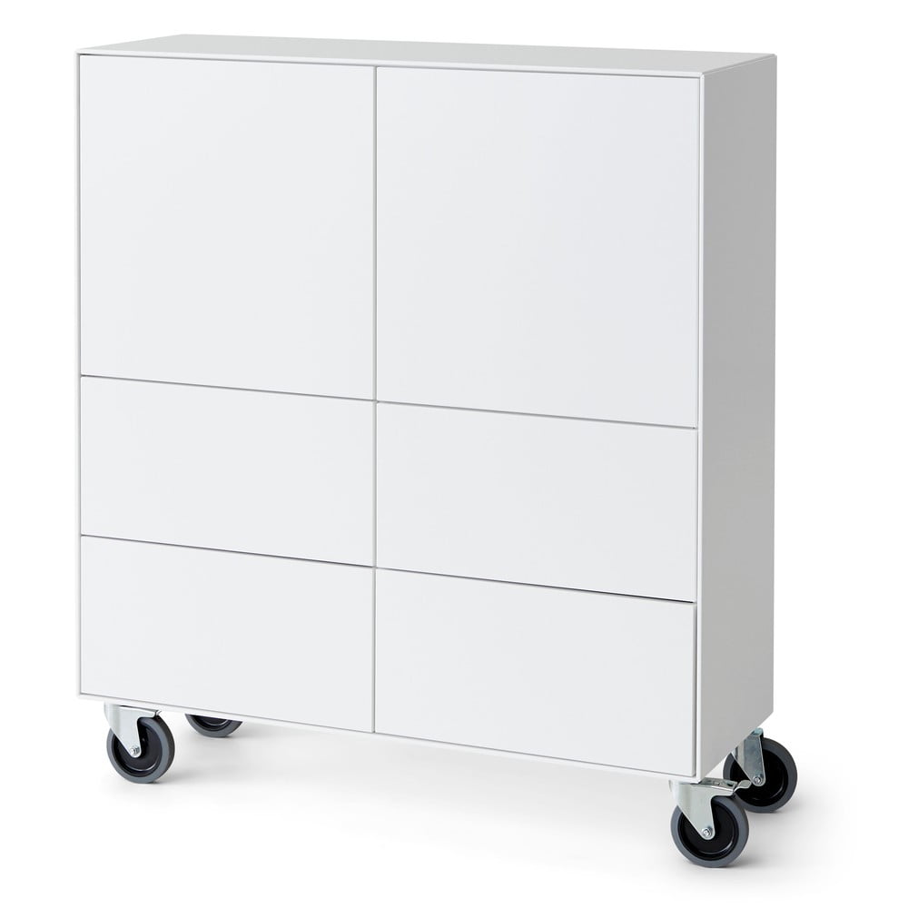 Fehér magas komód 91x103 cm edge by hammel - hammel furniture