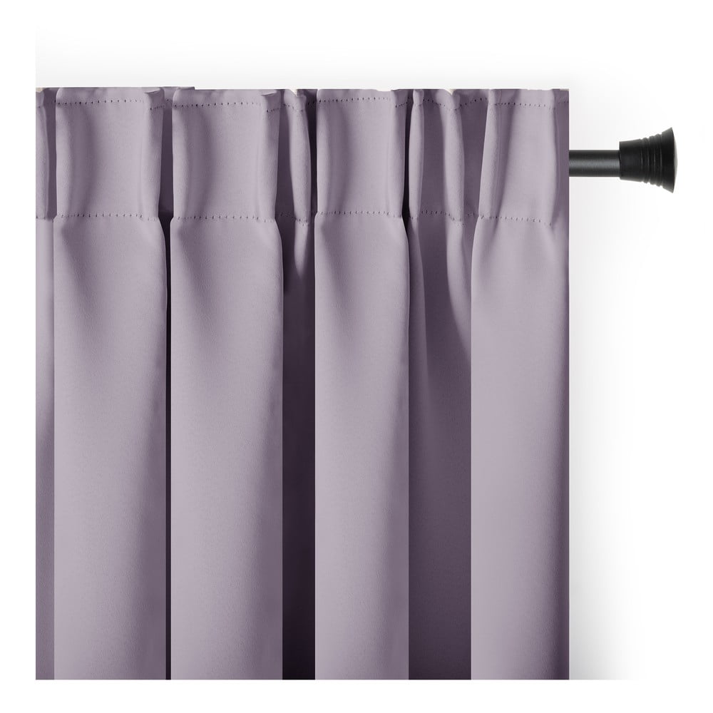 Törtrózsaszín sötétítő termo függöny 140x270 cm Pleat – Restilo