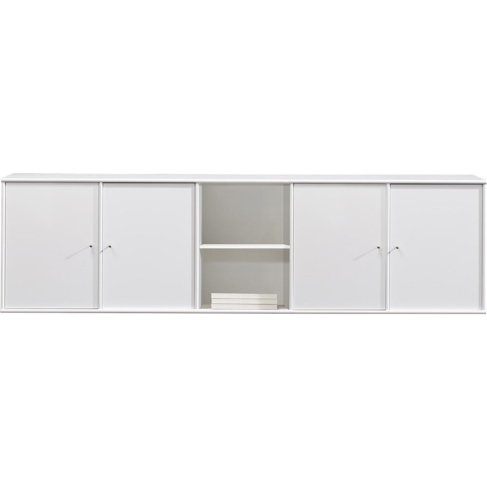 Fehér alacsony komód 220x61 cm mistral - hammel furniture
