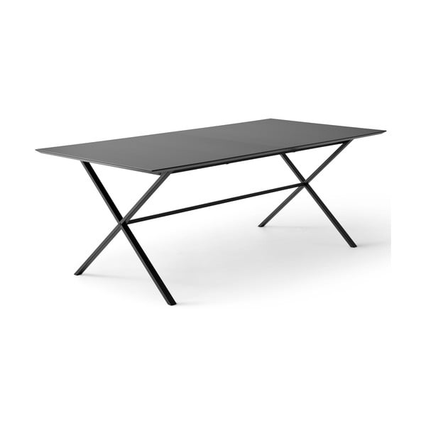 Meza fekete étkezőasztal, 210 x 100 cm - Hammel