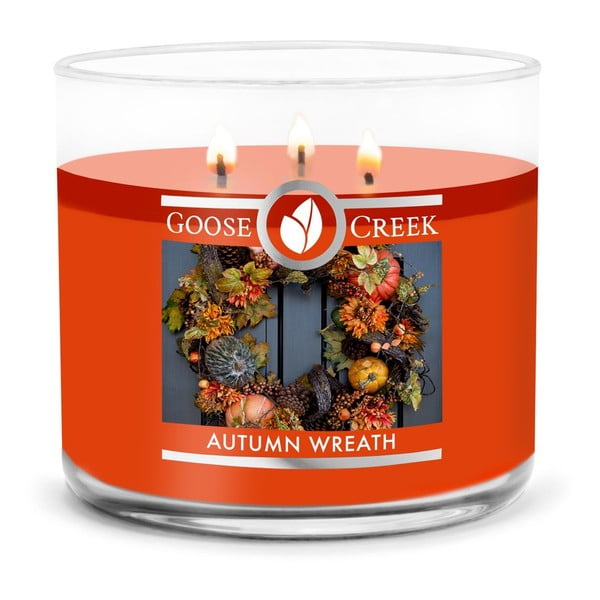 Autumn Wreath illatgyertya, égési idő 35 óra - Goose Creek