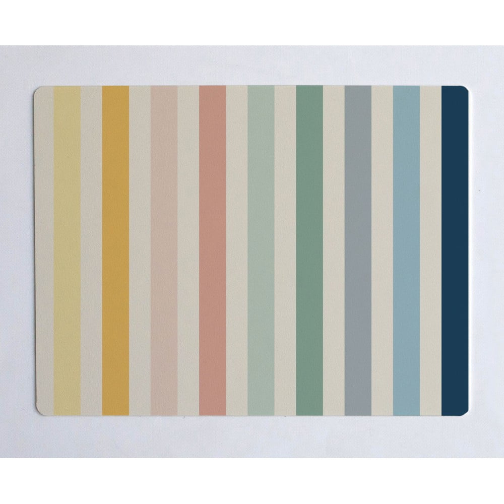 Stripes színes íróasztal alátét, 55 x 35 cm - The Wild Hug