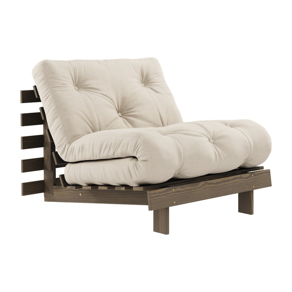 Bézses krémszínű fotel Roots – Karup Design