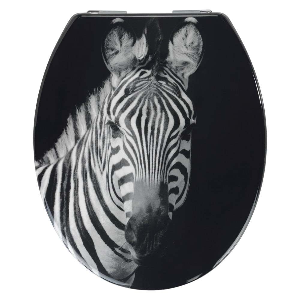 WC-ülőke automatikus záródással 37,5 x 45 cm Zebra – Allstar