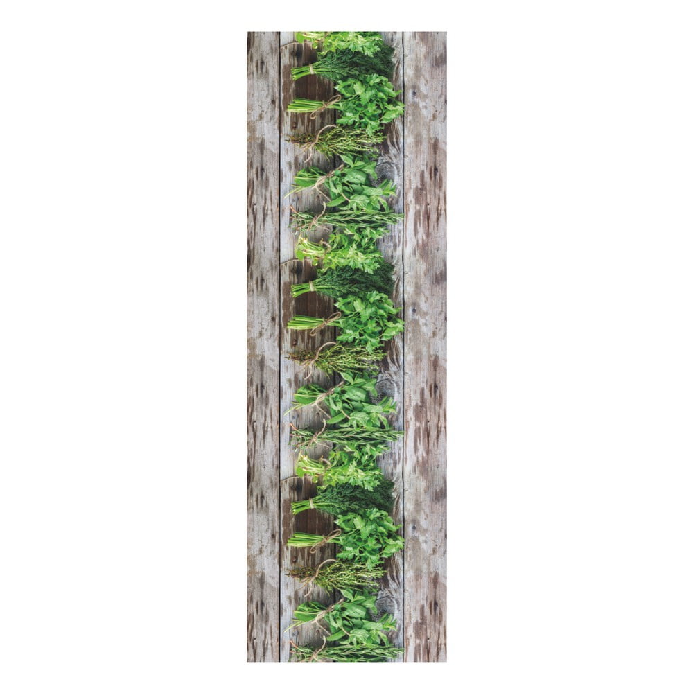 Aromatica barna-zöld futószőnyeg, 58 x 280 cm - Floorita