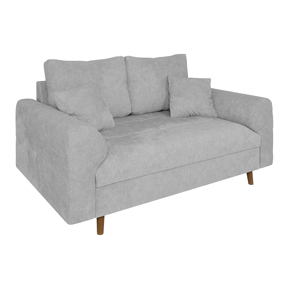 Világosszürke kanapé 150 cm Ariella – Ropez