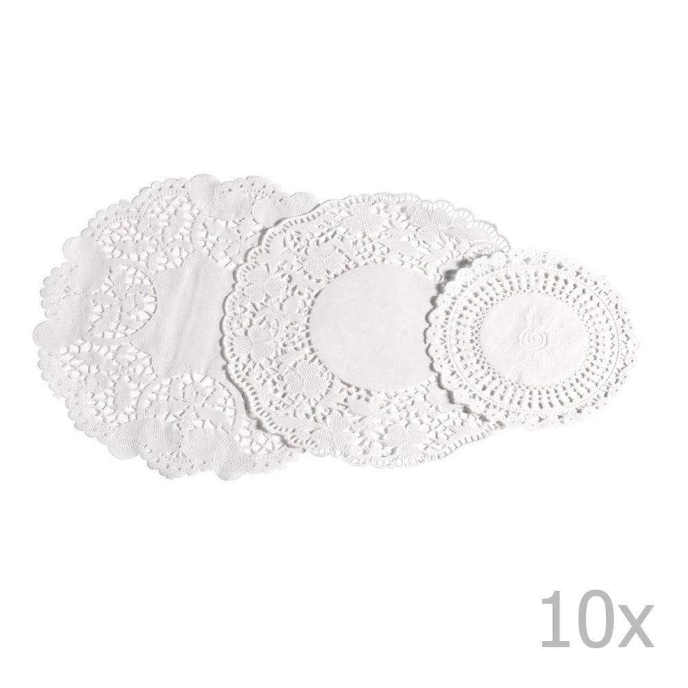 Papír tányéralátét készlet 30 db-os 26x26 cm Doilies – Premier Housewares