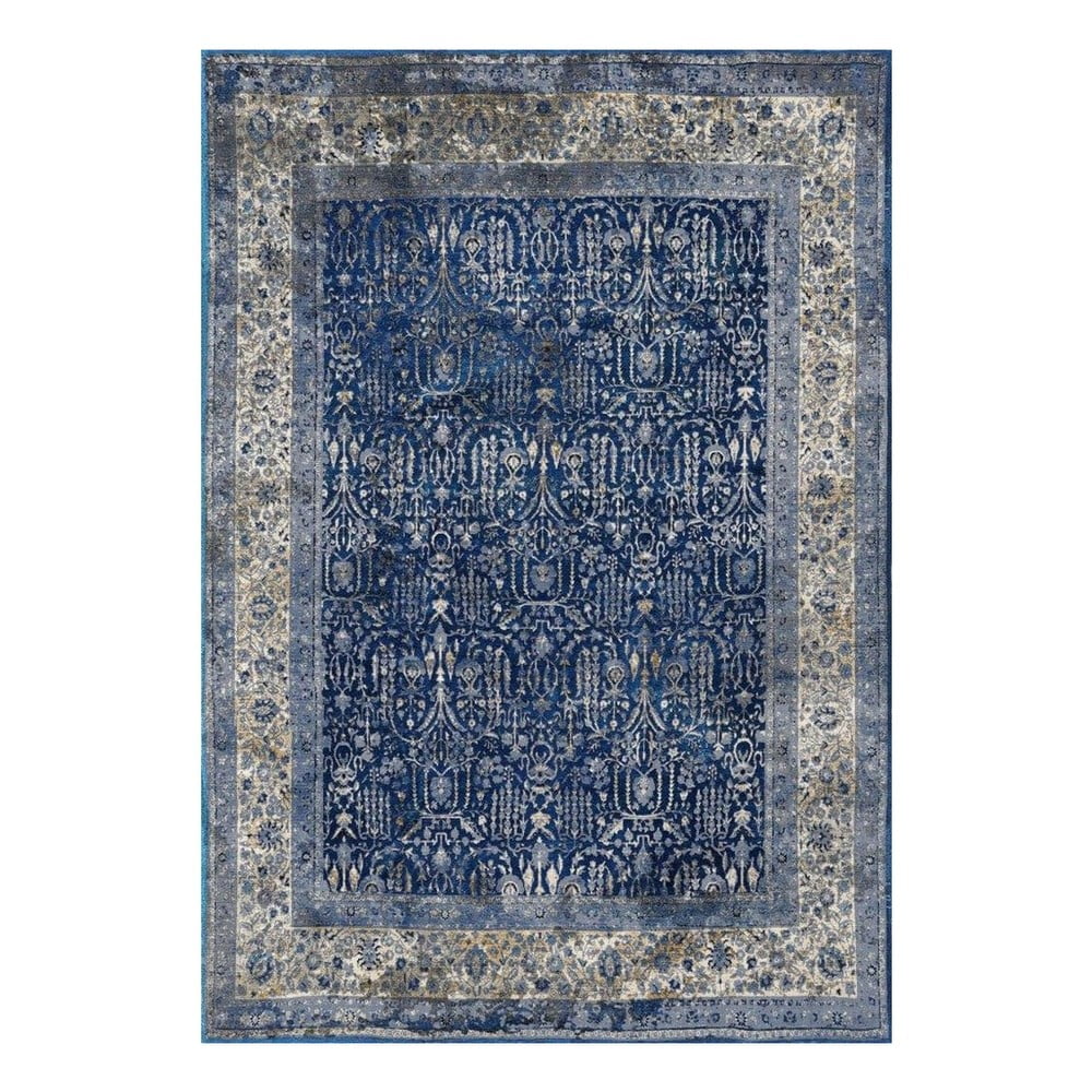 Tabriz kék-szürke szőnyeg, 80 x 150 cm - Floorita