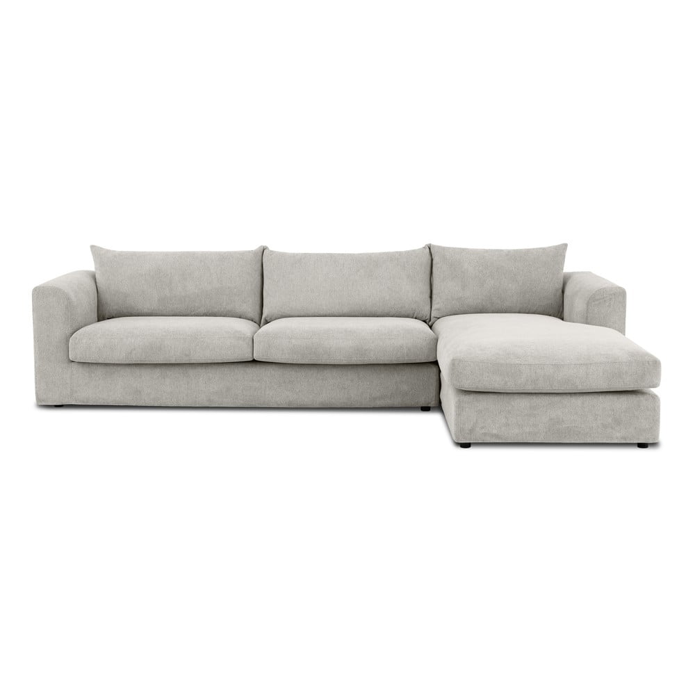 Bézs sarokkanapé (jobb oldali) Asgard – Scandic