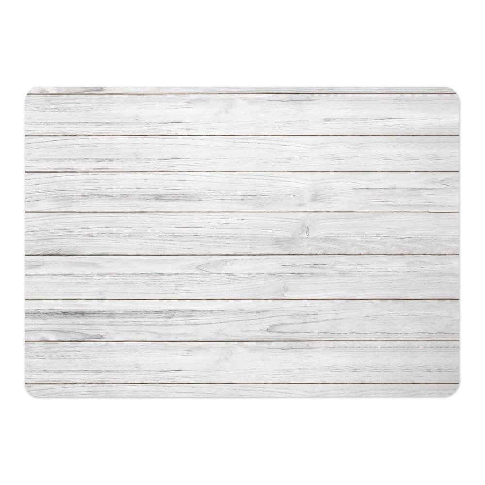 Fehér-szürke kovaföld fürdőszobai kilépő 50x70 cm Agave – douceur d'intérieur