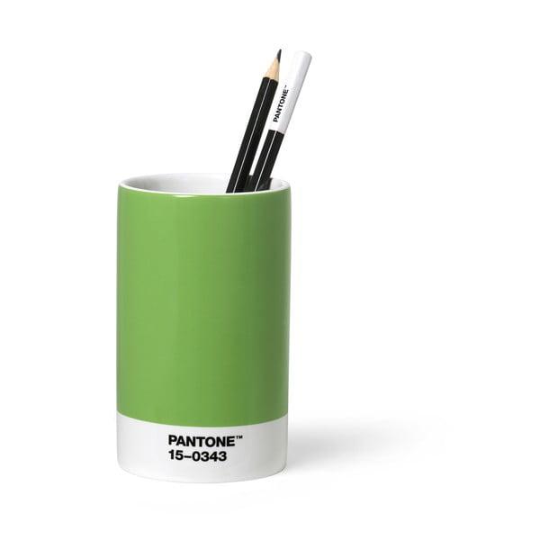 Zöld kerámia ceruzatartó - Pantone