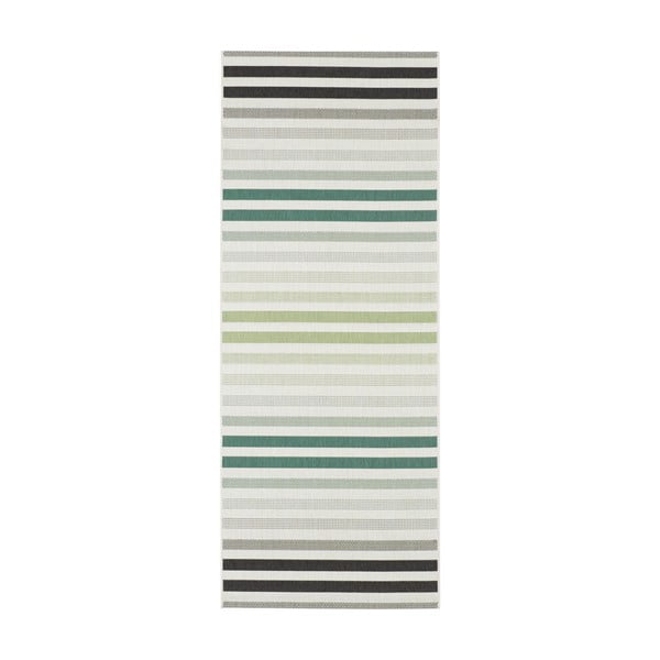 Paros zöld-szürke kültéri szőnyeg, 80 x 200 cm - NORTHRUGS